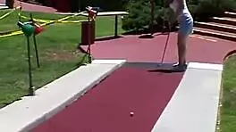 Little 18+ April teases solo outdoors with her petite frame. She fingers herself under the open sky.