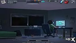 Summertime saga babe reveals her tits.