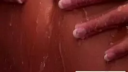 Beautiful cougar feels intense pleasure with teen 18+s in threesome