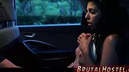 Poor little latina teen gina endures hard metal bondage in hd