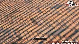 Skinny Sporty Blonde with Small Tits Stars in Real German Street Casting