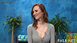 OMG! Watch This Hawt 18+ Girl Get Nailed Hard By Her Massage Therapist!