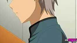 Teen maid punished with creampie