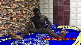Bang King got slammed by his girlfriend with a big black cock while alone at home