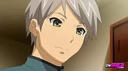 Teen maid punished with creampie