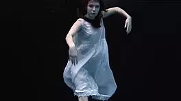 Andrejka SHOWCASES stunning UNDERWATER moves in BIKINI at BEACH pool