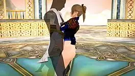 Soulcalibur 3D hentai 63 with young Asian babe riding to orgasm in cartoon action