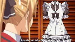 Teen maid punished with creampie