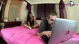 I’m a French teen making my first homemade sextape, it’s so thrilling!