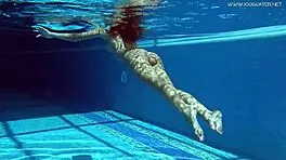 tiffany tatum enjoys subtle pool fun with friends