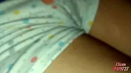 we touch under the sheets with my spanish stepsister