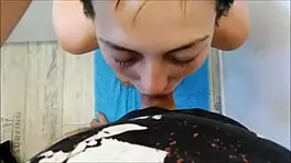 Submissive Teen 18+ Lisa Tied For Sloppy Deepthroat