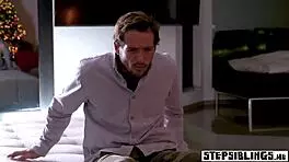 i shared my big cock with nasty stepsisters, they blowjob it good