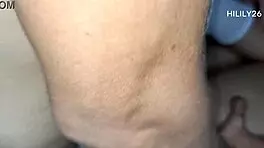 she wants to jerk me off with her feet in the bedroom