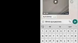 My sister-in-law's whore sends everything on whatsapp