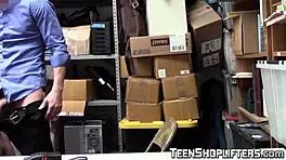 Ebony Daya Knight Rides Officer's Big Cock