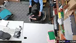 Hot Teen Thief Fucked By A Security Guard To Avoids Jail