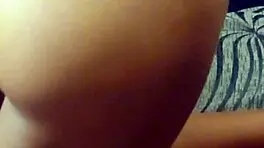 Amazing Black Ass Masturbates With Huge Natural Tits Squirting