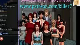 In my new family, the teen discovers hentai adventures