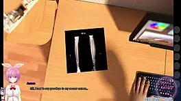 Cute Curvy Teen in 3D Cartoon Lust Academy Outfit