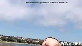 Hot chick with beautiful butt enjoys being fucked hard