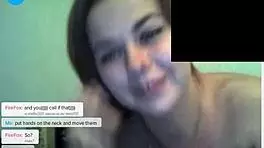 Watch this webcam show with blonde Tannya and chubby Annica stripping and playing with toys