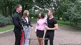 Young Sex Parties - Vika Volkova and Diana Dali in Teen 18+ Gang-Bang