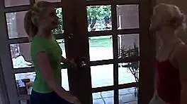 amateur teen lesbians getting hot and heavy together