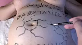 Milky Mari gets gangbanged and covered!