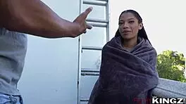 Eden West Can't Stop Stripping For Huge Cock!