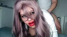 my sexy step sister begged me to fuck her before her zoom lesson