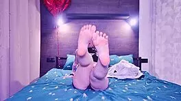 pov role play with nazuna nanakusa showing soles and chatting