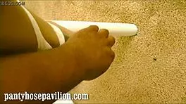 Sexy Black Teen Bound And Tickled In Pantyhose