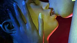 Jessy Delivers Intense Footjob to Big Cock in 3D Erotic Game