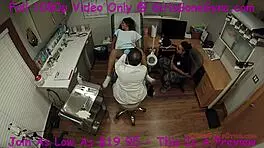 Katalina's girlfriend spies on her nude gyno exam. What's she seeing at GirlsGoneGyno?