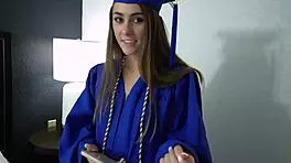 Step brother caught and fucks teen sister’s tight ass in bathroom.