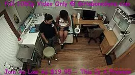 Katalina's girlfriend spies on her nude gyno exam. What's she seeing at GirlsGoneGyno?