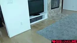 stepbro finally tastes velvet in deepthroat and doggystyle