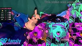 webcam girl cumming hard and squirting all over with wild toys