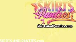 Wow, flashing my panties to everyone on the block today!