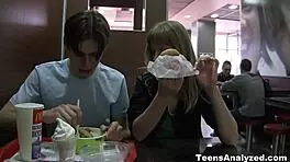 Sonja gets her first anal from teen