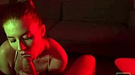 She’s wild for my dick, licking up every drop of cum after a rough face slam!