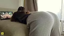 Oh no, caught masturbating and fucked hard by boyfriend! 😲