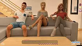 Ep23 outdoor blowjob by Stacy in steamy 3D cartoon scene