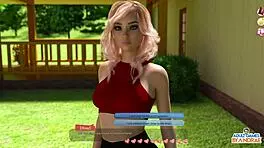Ep23 outdoor blowjob by Stacy in steamy 3D cartoon scene