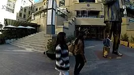 ebony lesbian teen 18+ can't resist licking pussy after first college class.