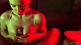 She’s wild for my dick, licking up every drop of cum after a rough face slam!