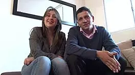 colombian married couple breaks the routine with their first steamy porn video