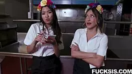 Asia Lee, Lindsey Lakes, Mads Flores, Jay Romero, and Jacob Coldwater hardly work!