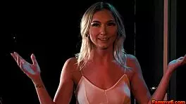 Chloe And Lily Licking Pussies With Strapon!